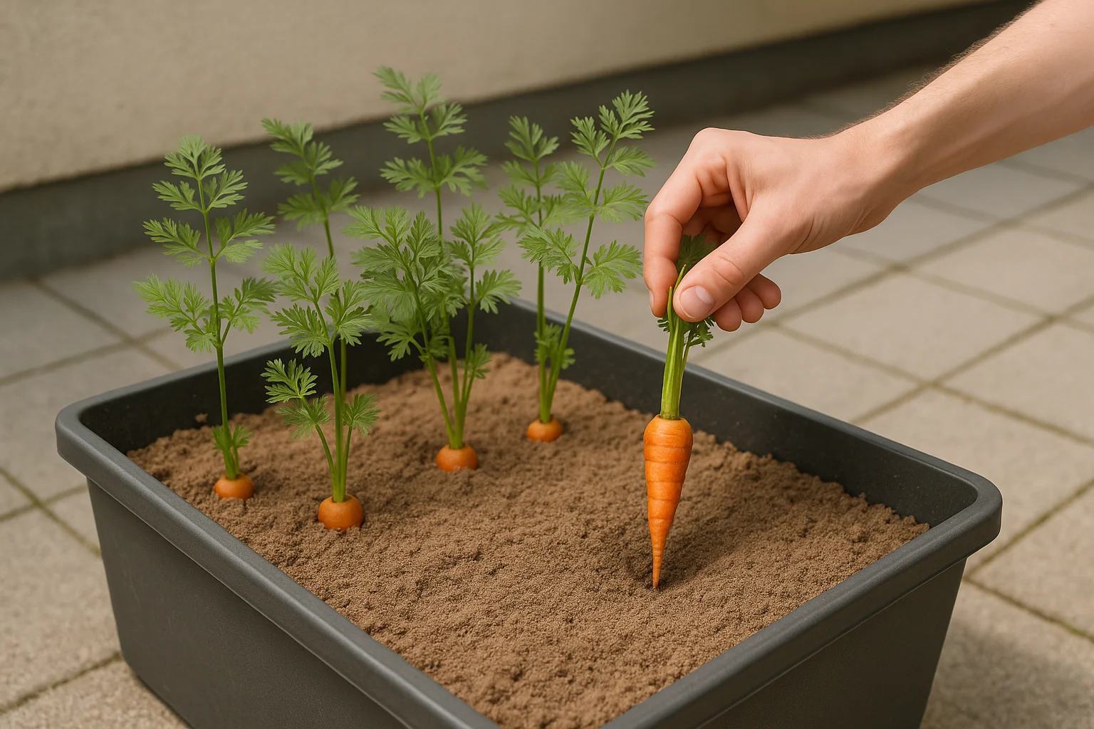 Cultiver des carottes en bac profond : guide pratique