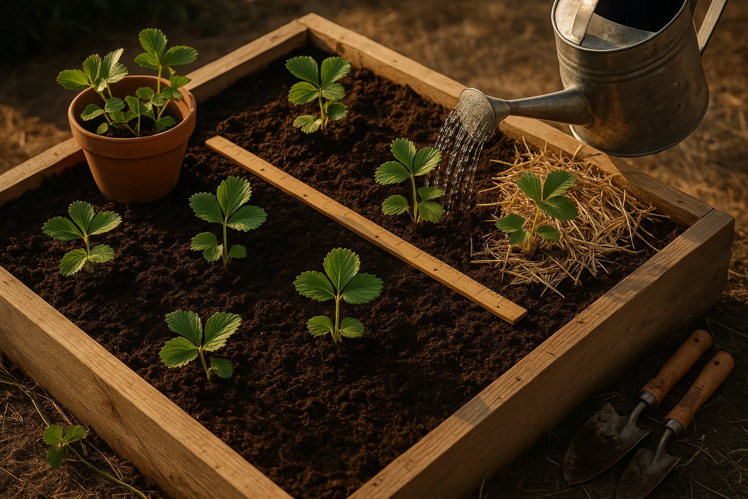 Planter des fraisiers fin août pour récolter plus au printemps