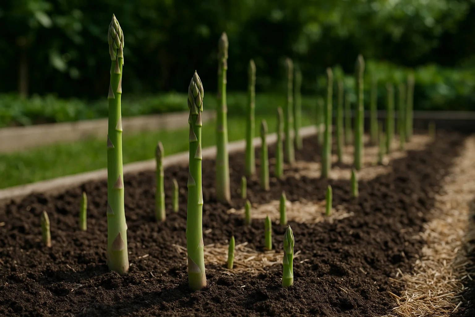 Réussir la culture des asperges vertes au potager