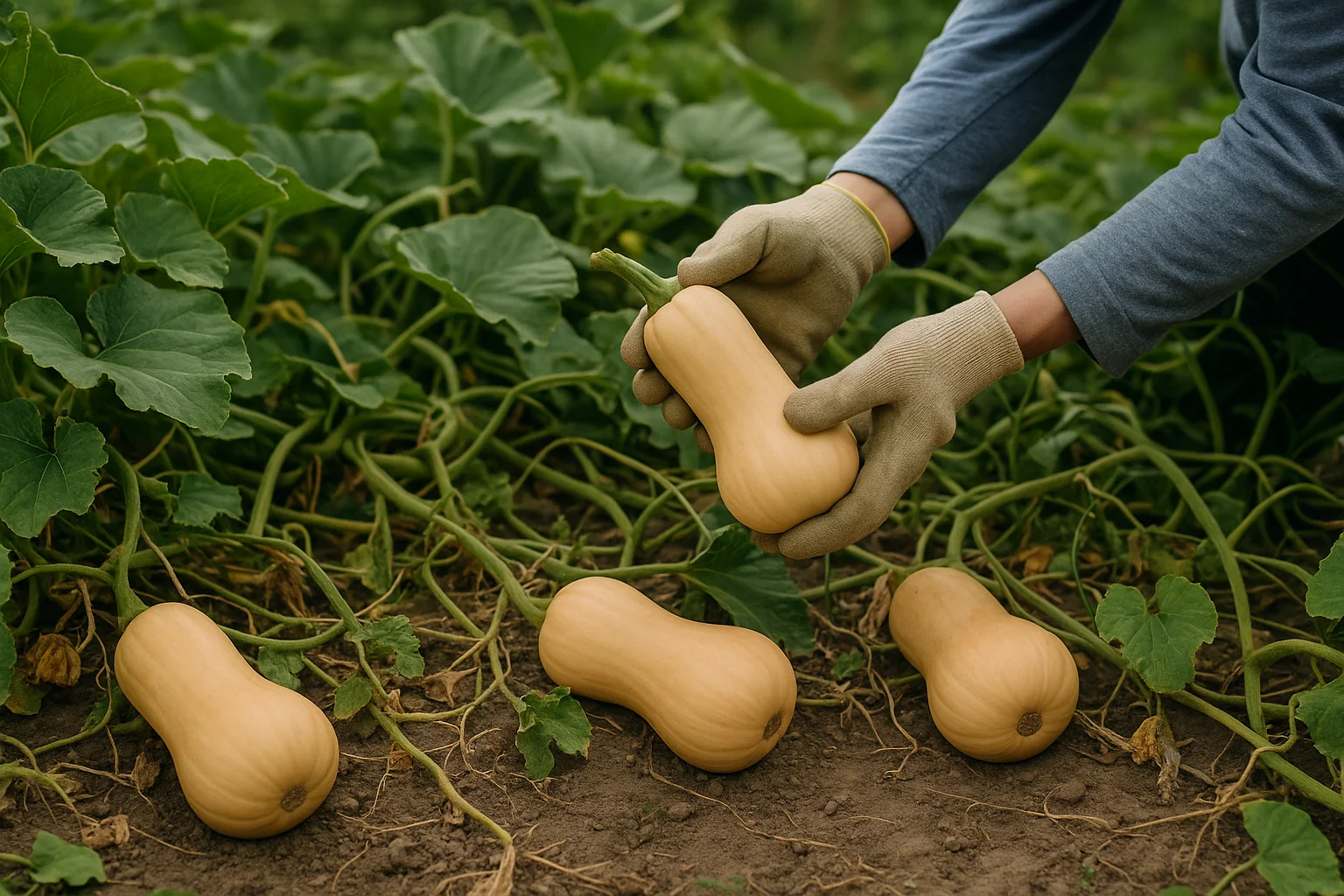 Réussir la culture des courges butternut au potager