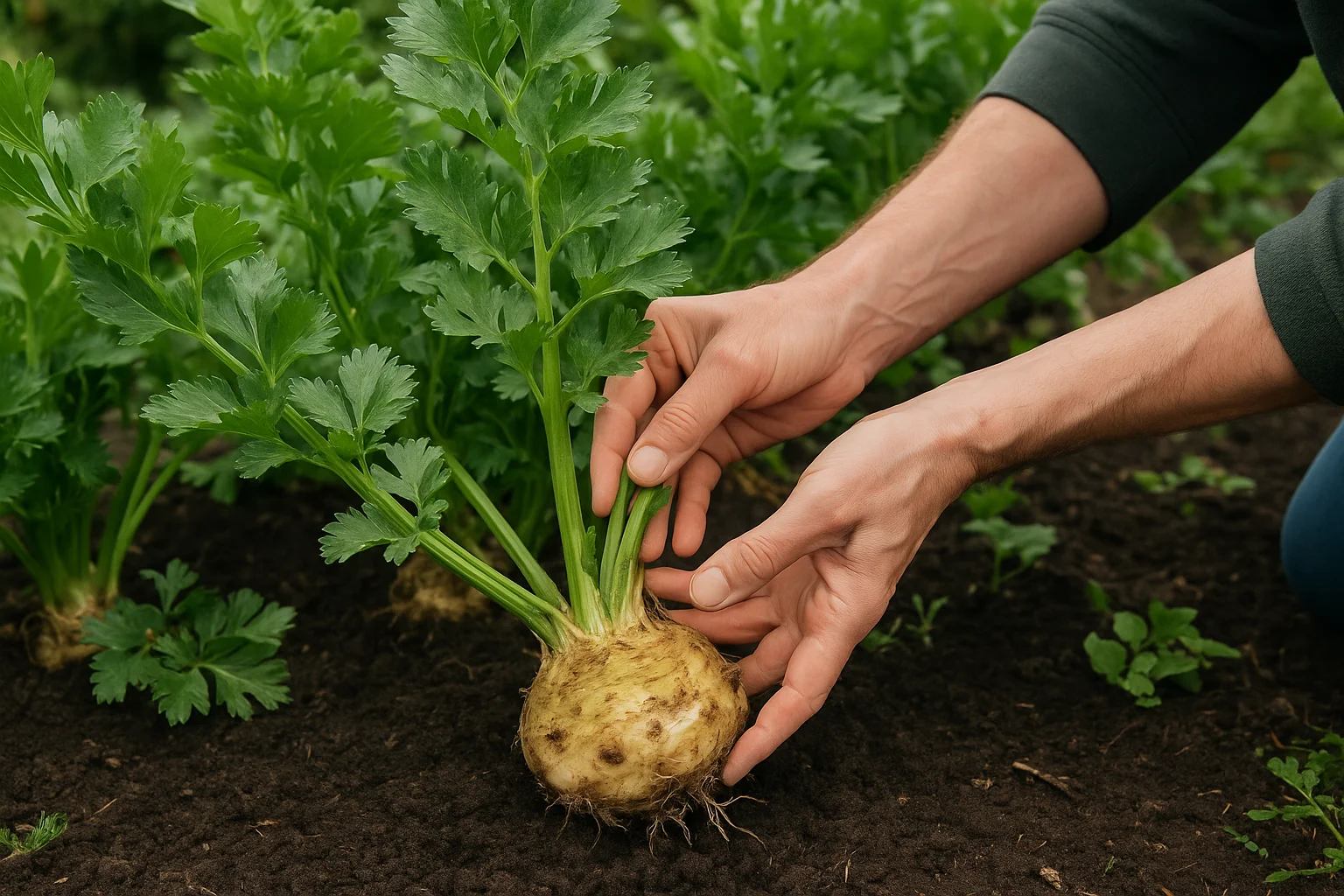 Réussir la culture du céleri-rave au potager