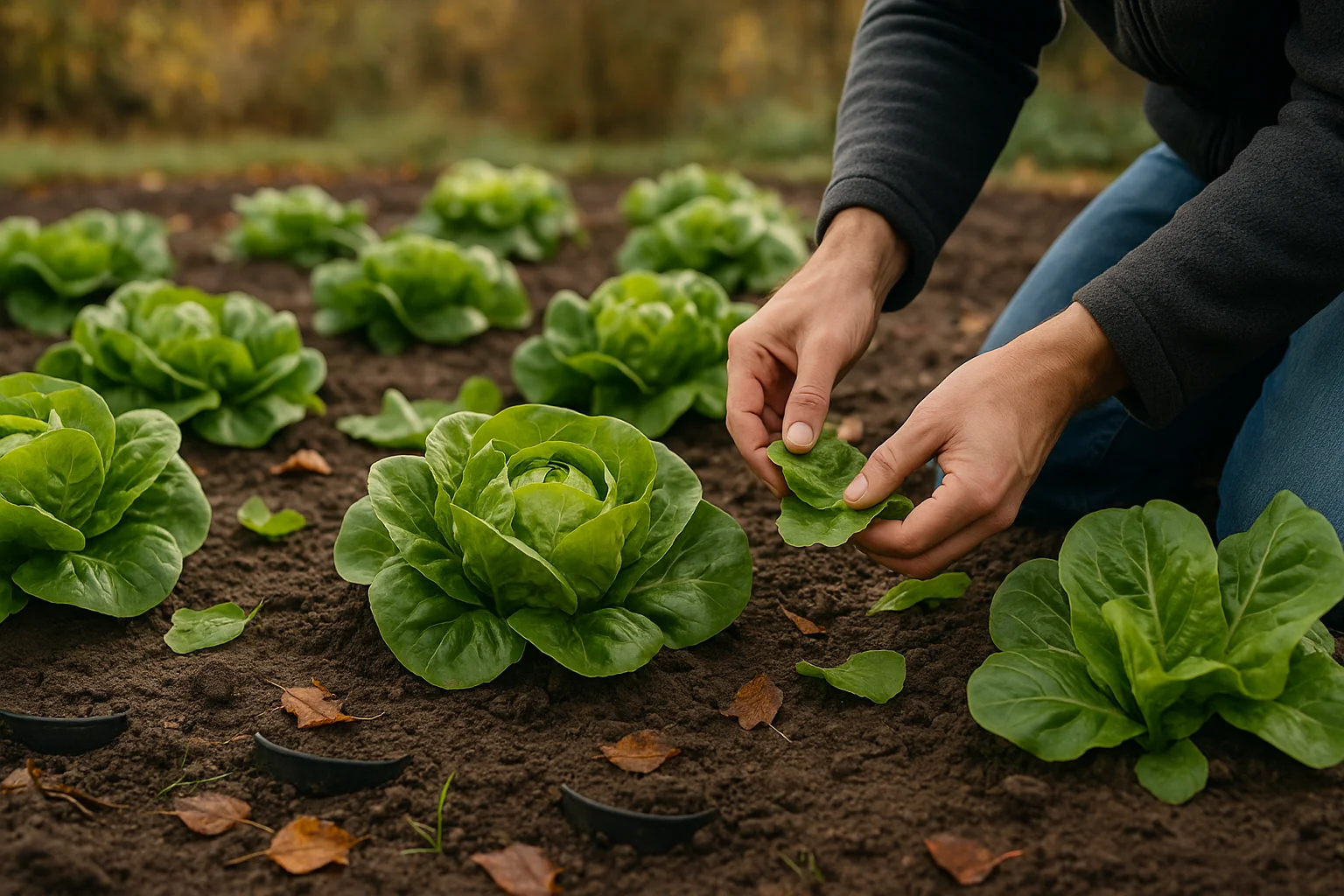 Réussir les laitues d’automne en pleine terre
